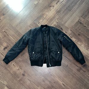 Black Bomber Jacket